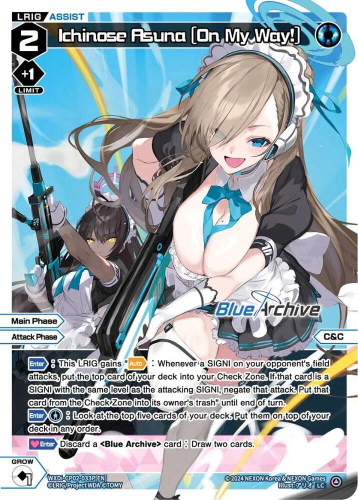 Ichinose Asuna [On My Way] (Parallel), Blue Archive DIVA WXDi-CP02-033P[EN]