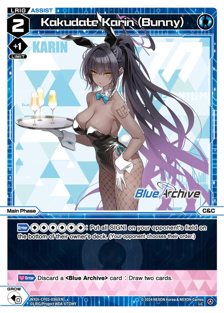 Kakudate Karin (Bunny), Blue Archive DIVA WXDi-CP02-036[EN]