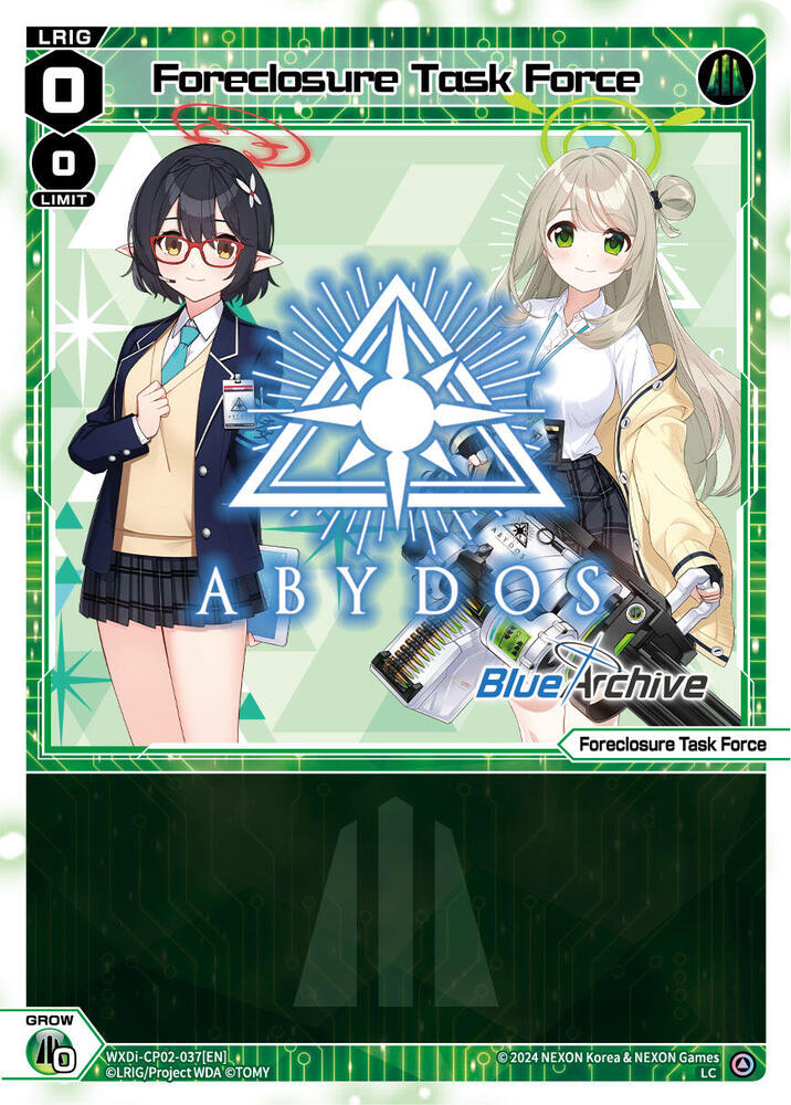 Foreclosure Task Force, Blue Archive DIVA WXDi-CP02-037[EN]