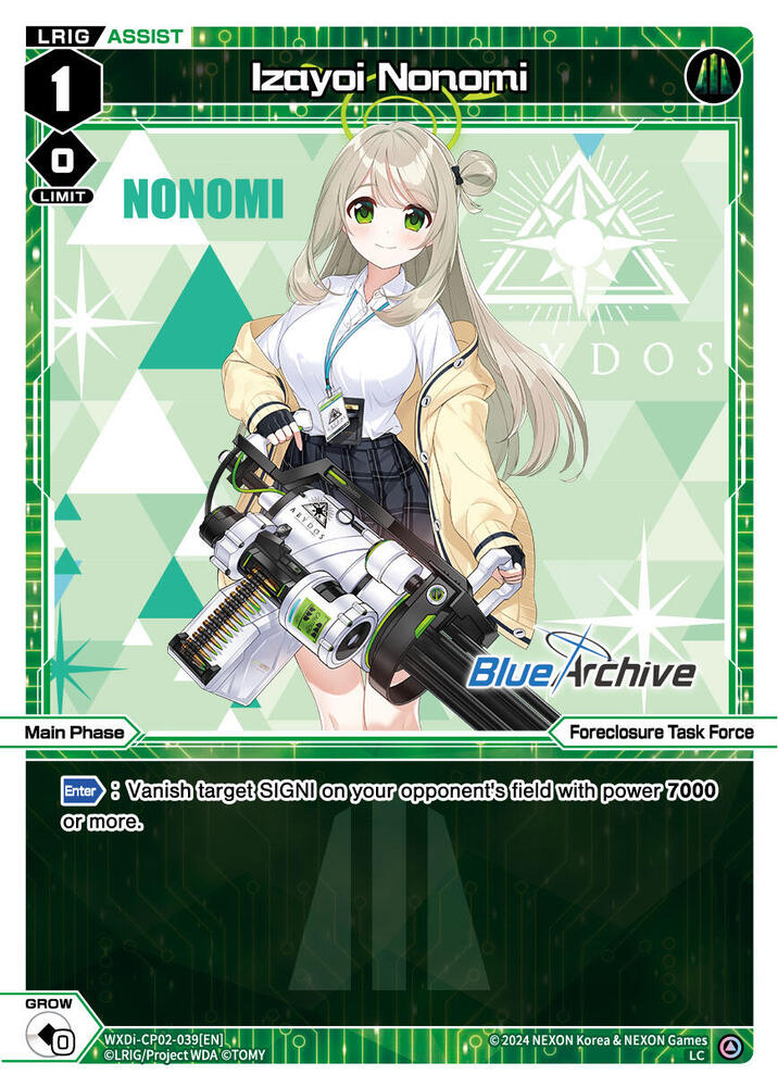 Izayoi Nonomi, Blue Archive DIVA WXDi-CP02-039[EN]