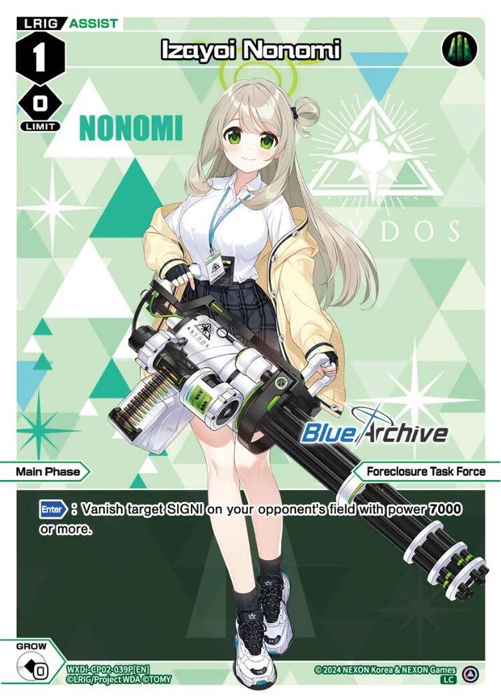 Izayoi Nonomi (Parallel), Blue Archive DIVA WXDi-CP02-039P[EN]