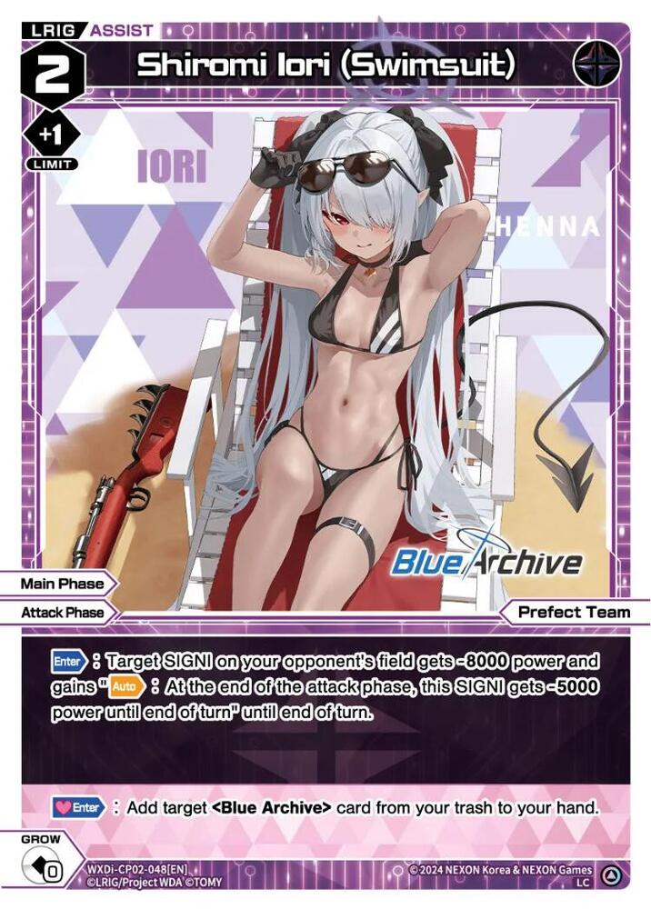 Shiromi Iori (Swimsuit), Blue Archive DIVA WXDi-CP02-048[EN]