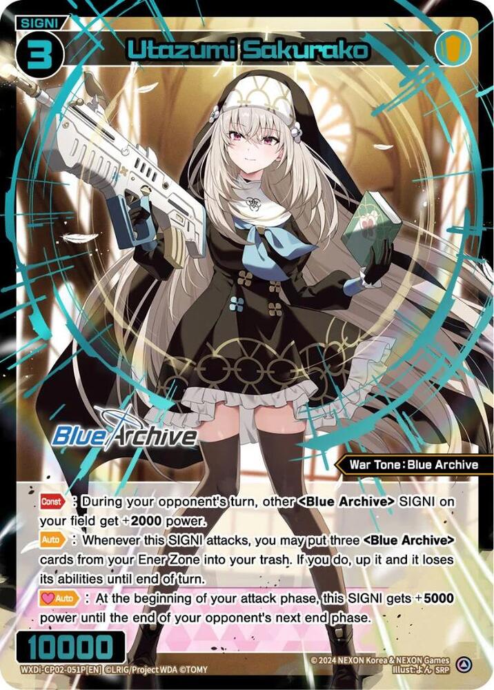 Utazumi Sakurako (SRP), Blue Archive DIVA WXDi-CP02-051P[EN]