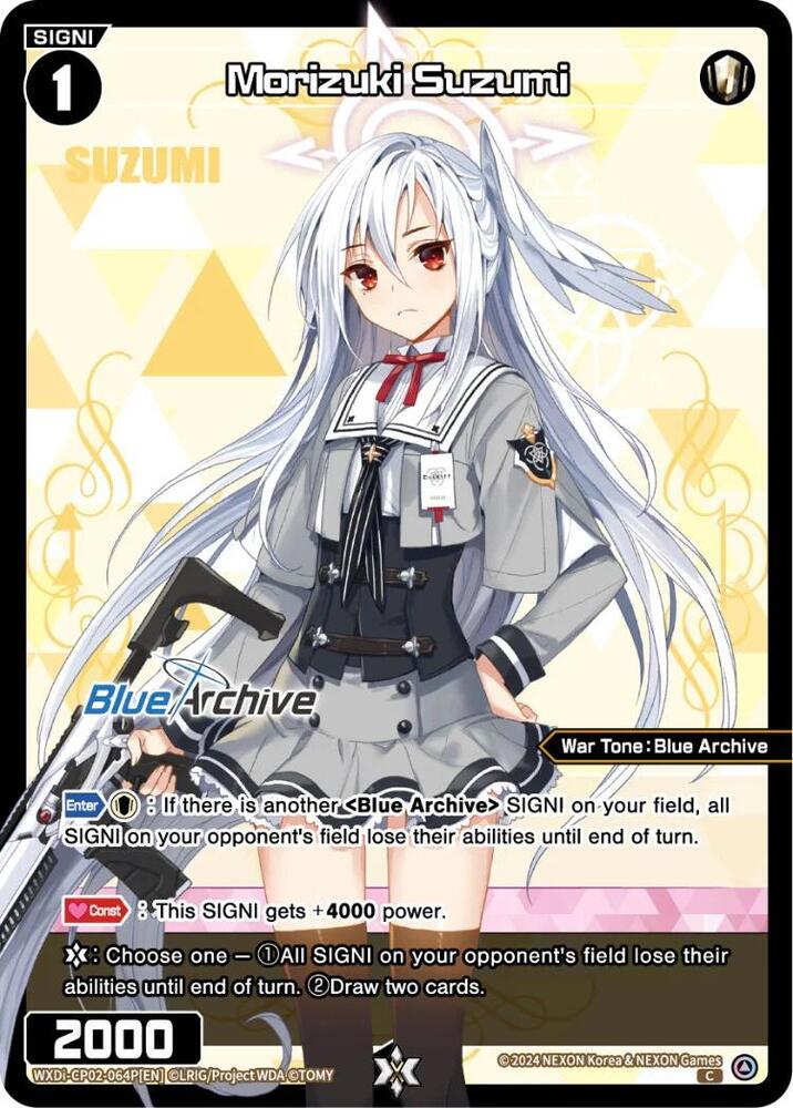 Morizuki Suzumi (Parallel), Blue Archive DIVA WXDi-CP02-064P[EN]
