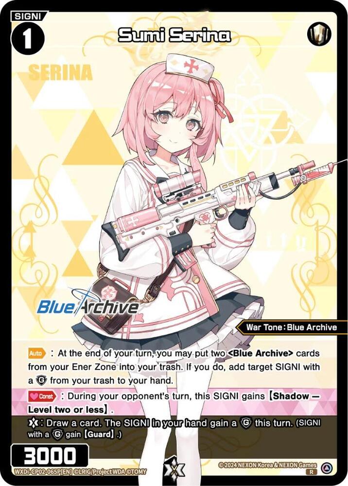 Sumi Serina (Parallel), Blue Archive DIVA WXDi-CP02-065P[EN]