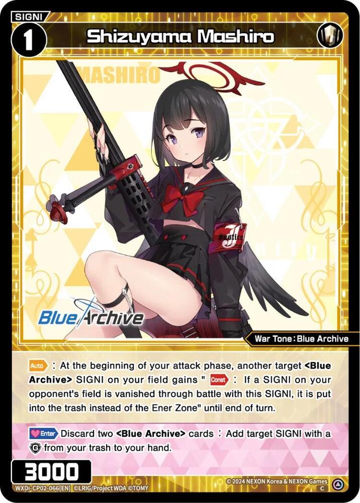 Shizuyama Mashiro, Blue Archive DIVA WXDi-CP02-066[EN]