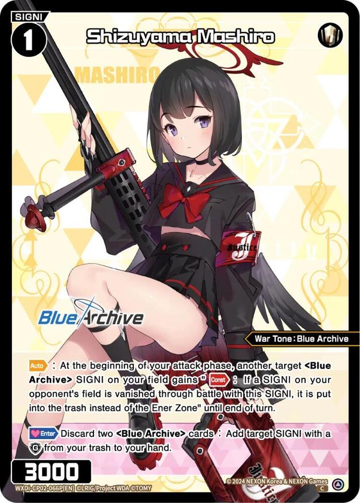 Shizuyama Mashiro (Parallel), Blue Archive DIVA WXDi-CP02-066P[EN]