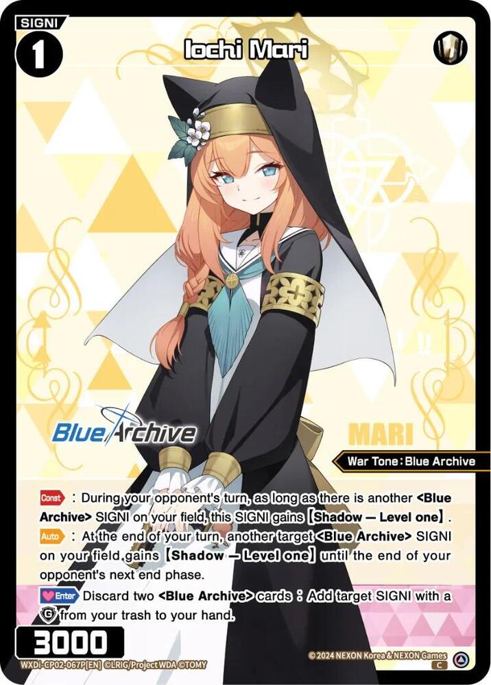 Iochi Mari (Parallel), Blue Archive DIVA WXDi-CP02-067P[EN]