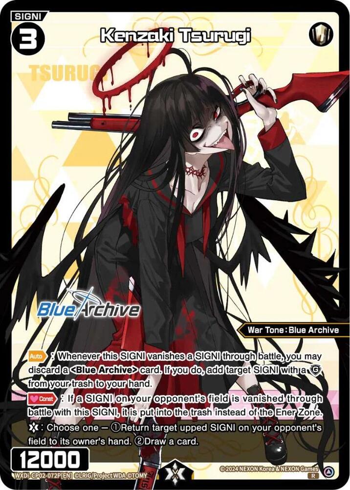 Kenzaki Tsurugi (Parallel), Blue Archive DIVA WXDi-CP02-072P[EN]