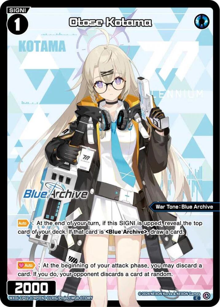 Otose Kotama (Parallel), Blue Archive DIVA WXDi-CP02-074P[EN]
