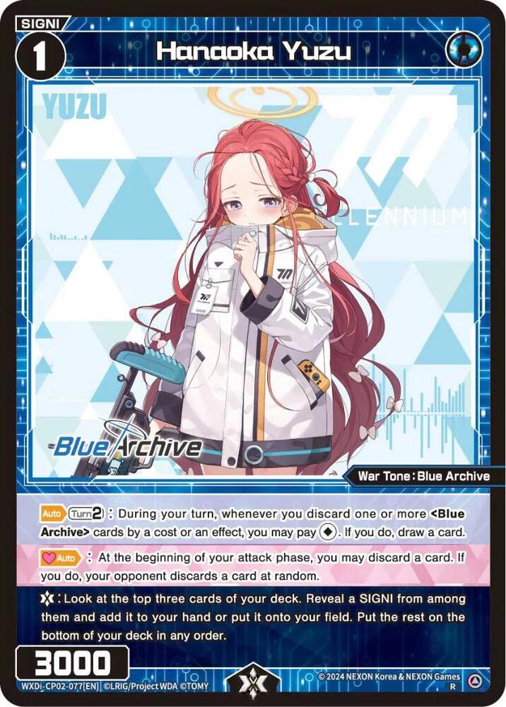 Hanaoka Yuzu, Blue Archive DIVA WXDi-CP02-077[EN]