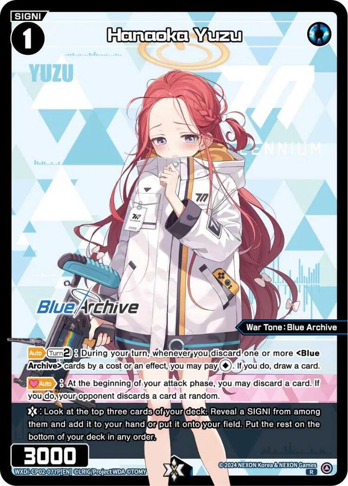 Hanaoka Yuzu (Parallel), Blue Archive DIVA WXDi-CP02-077P[EN]