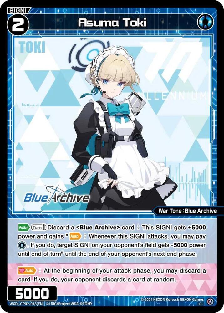 Asuma Toki, Blue Archive DIVA WXDi-CP02-078[EN]