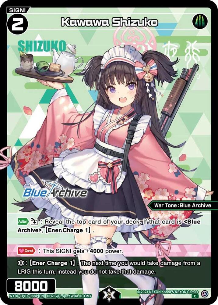 Kawawa Shizuko (Parallel), Blue Archive DIVA WXDi-CP02-088P[EN]