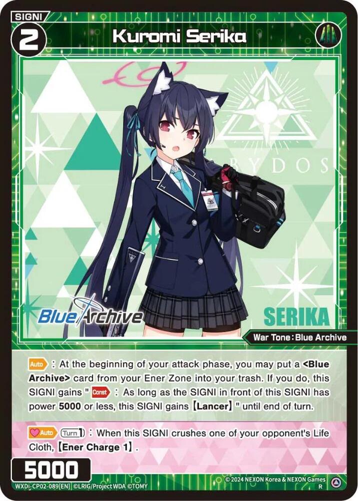 Kuromi Serika, Blue Archive DIVA WXDi-CP02-089[EN]