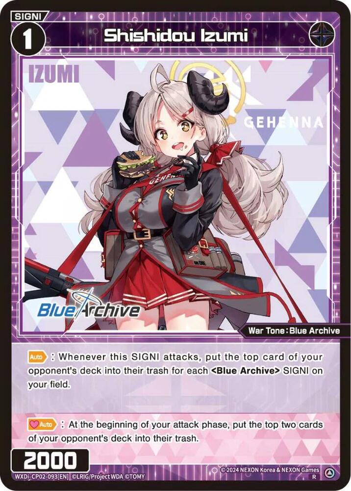 Shishidou Izumi, Blue Archive DIVA WXDi-CP02-093[EN]