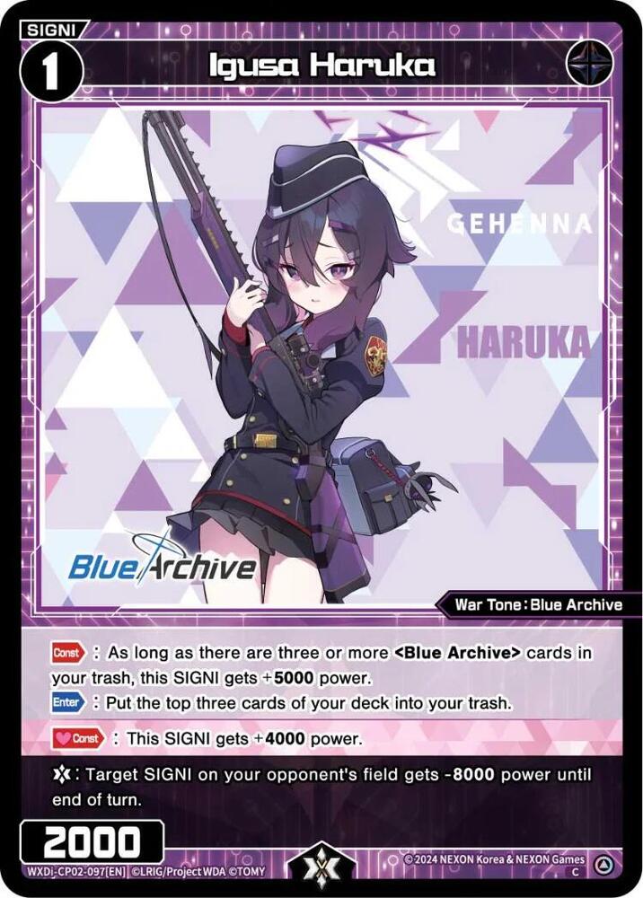 Igusa Haruka, Blue Archive DIVA WXDi-CP02-097[EN]