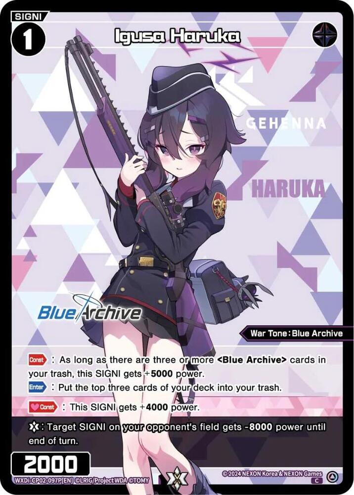 Igusa Haruka (Parallel), Blue Archive DIVA WXDi-CP02-097P[EN]