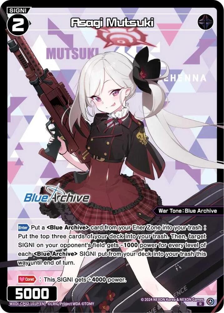 Asagi Mutsuki (Parallel), Blue Archive DIVA WXDi-CP02-101P[EN]