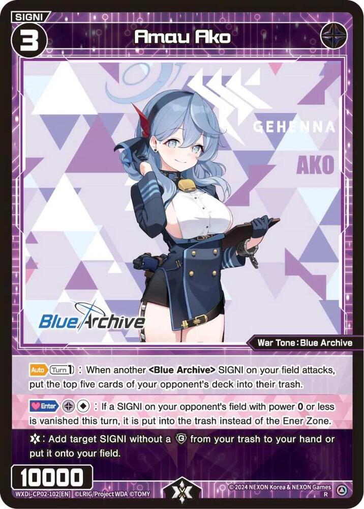 Amau Ako, Blue Archive DIVA WXDi-CP02-102[EN]