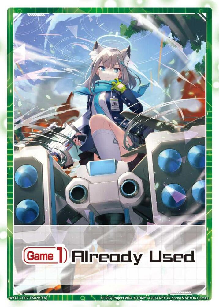 {1/Game} Already Used, Blue Archive DIVA WXDi-CP02-TK02B[EN]