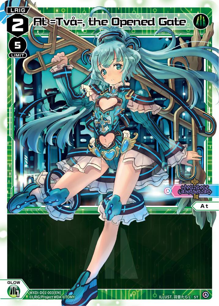 At =Tva=, the Opened Gate, Diva Debut Deck D01: Ancient Surprise WXDi-D01-003[EN]