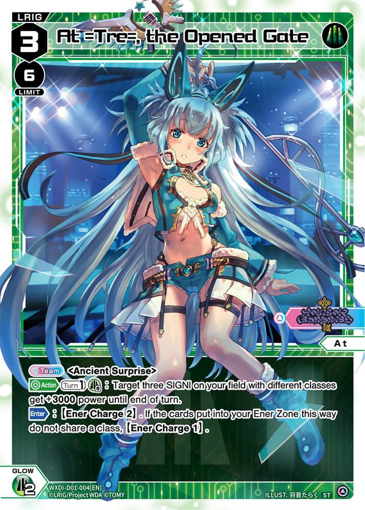 At =Tre=, the Opened Gate, Diva Debut Deck D01: Ancient Surprise WXDi-D01-004[EN]