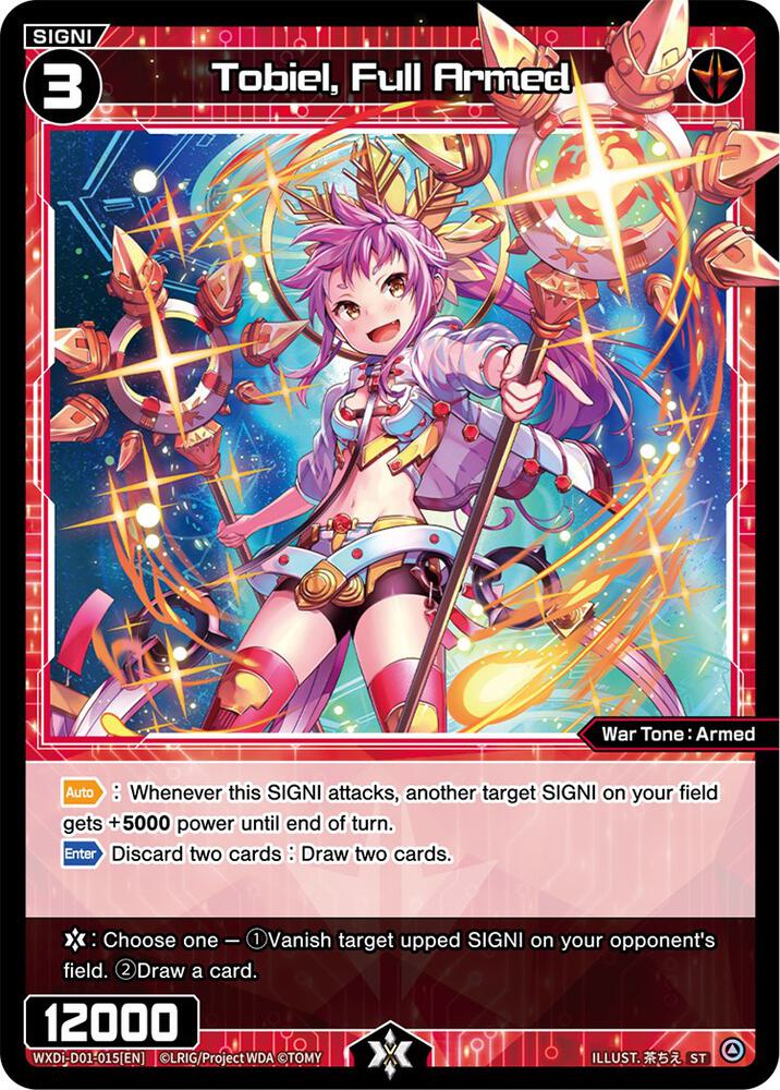 Tobiel, Full Armed, Diva Debut Deck D01: Ancient Surprise WXDi-D01-015[EN]