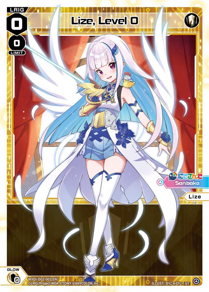 Lize, Level 0, Diva Debut Deck D02: NIJISANJI ver. Sanbaka WXDi-D02-001[EN]