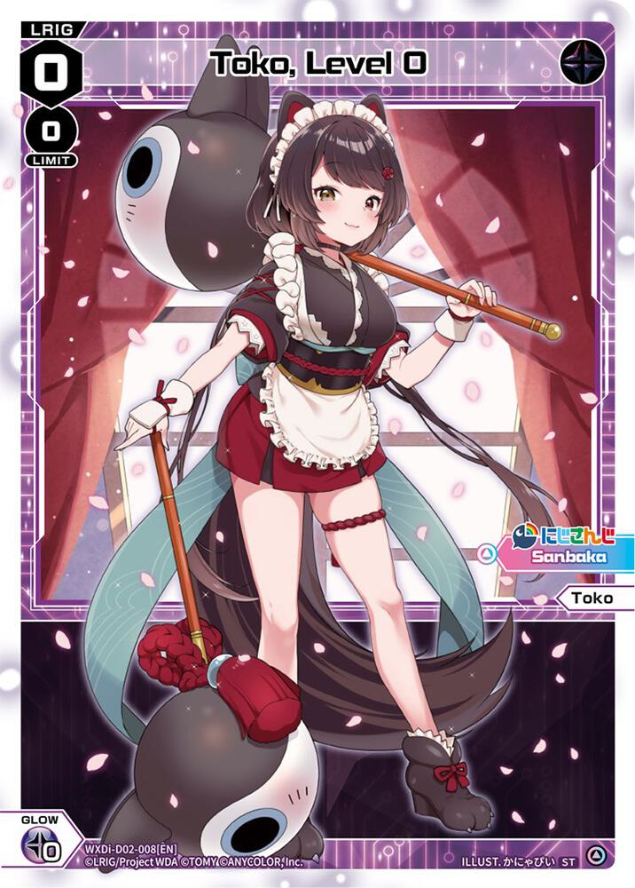 Toko, Level 0, Diva Debut Deck D02: NIJISANJI ver. Sanbaka WXDi-D02-008[EN]