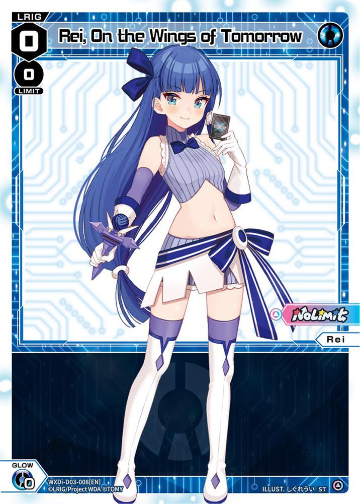 Rei, On the Wings of Tomorrow, Diva Debut Deck D03: Rei Hirana Akino WXDi-D03-008[EN]