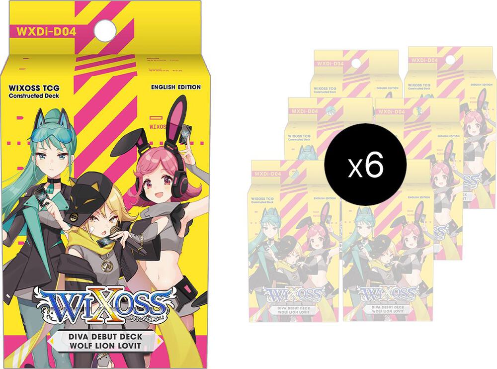 Diva Debut Deck Display: WOLF LION LOVIT, Diva Debut Deck D04: WOLF LION LOVIT P259599
