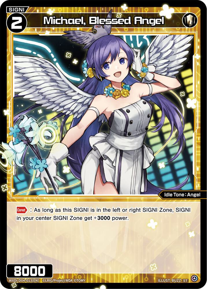 Michael, Blessed Angel, Diva Debut Deck D04: WOLF LION LOVIT WXDi-D04-013[EN]