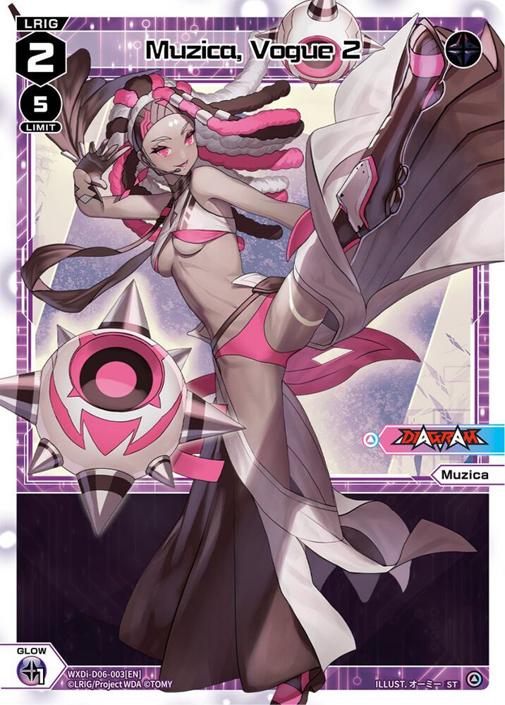 Muzica, Vogue 2, Diva Debut Deck D06: Sanga Muzica Madoka WXDi-D06-003[EN]