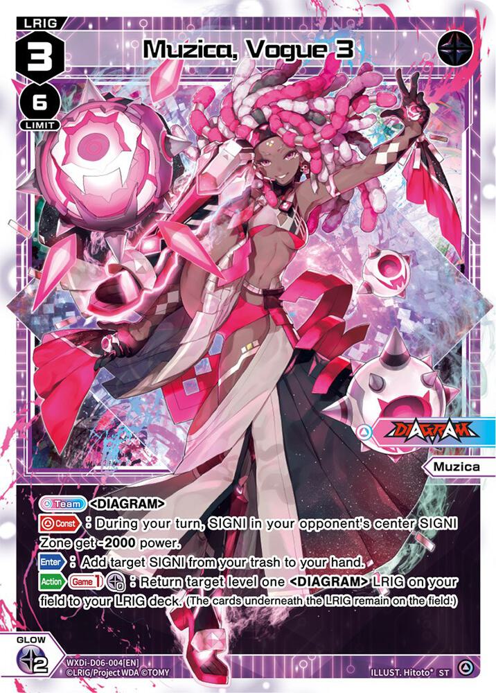 Muzica, Vogue 3, Diva Debut Deck D06: Sanga Muzica Madoka WXDi-D06-004[EN]