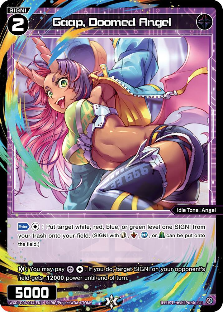 Gaap, Doomed Angel, Diva Debut Deck D06: Sanga Muzica Madoka WXDi-D06-014[EN]