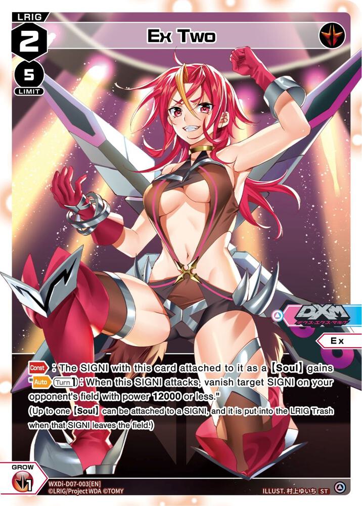 Ex Two, Top Diva Deck: DXM WXDi-D07-003[EN]