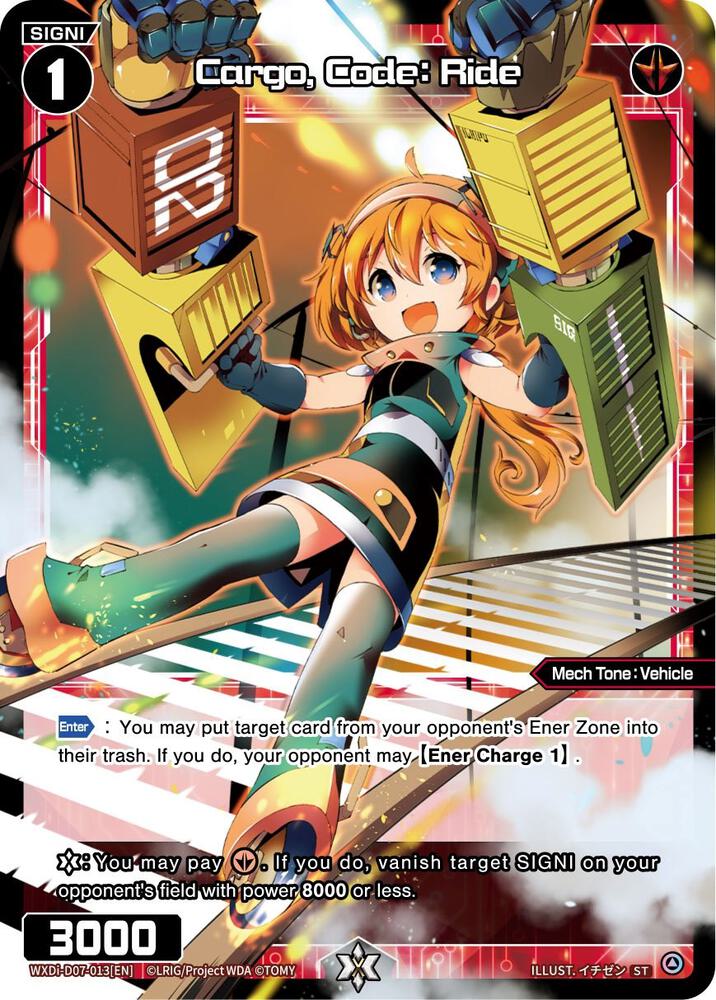 Cargo, Code: Ride, Top Diva Deck: DXM WXDi-D07-013[EN]