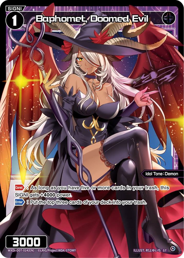 Baphomet, Doomed Evil, Top Diva Deck: DXM WXDi-D07-014[EN]