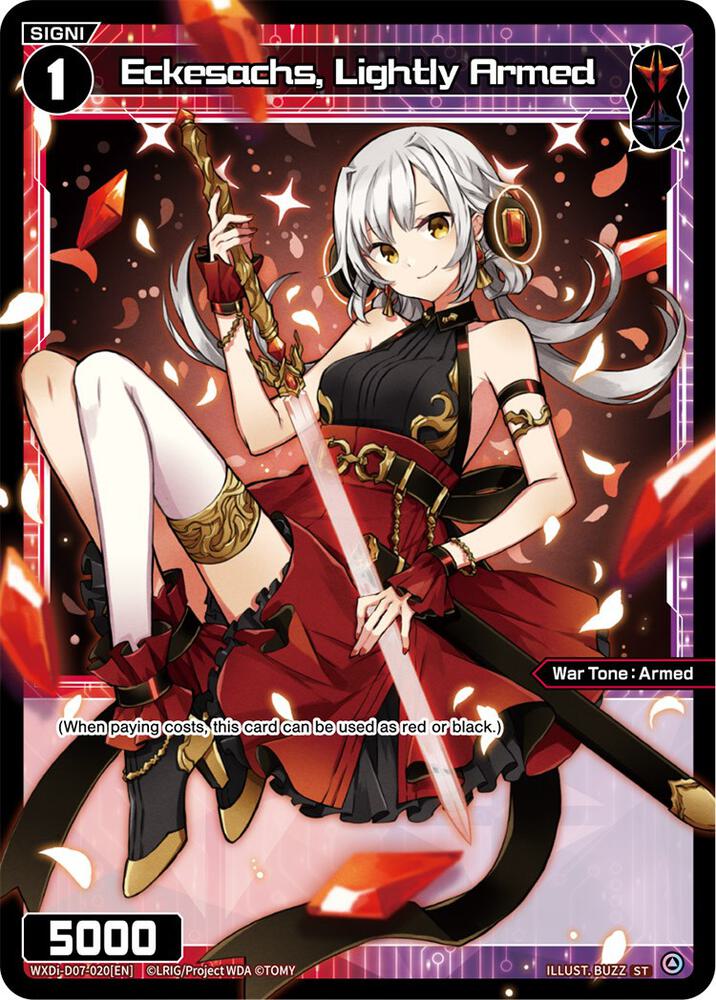 Eckesachs, Lightly Armed, Top Diva Deck: DXM WXDi-D07-020[EN]