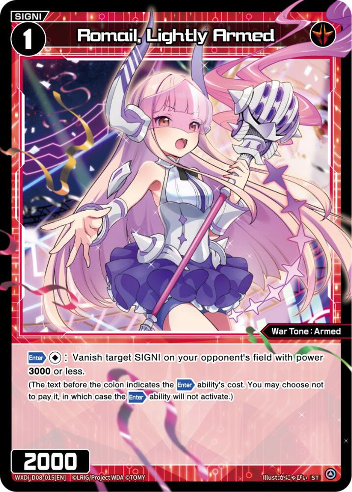 Romail, Lightly Armed, Diva Debut Deck D08: White Hope WXDi-D08-015[EN]