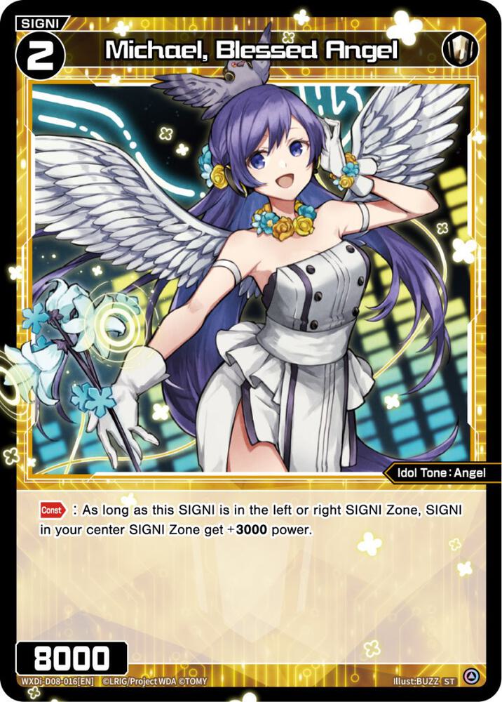 Michael, Blessed Angel, Diva Debut Deck D08: White Hope WXDi-D08-016[EN]