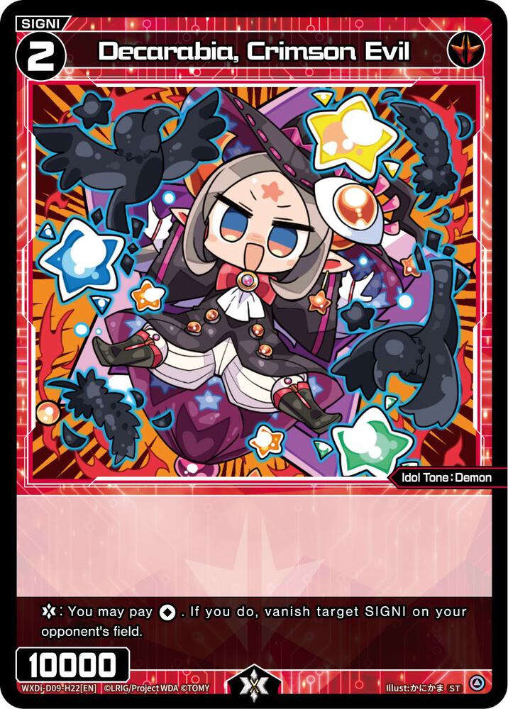 Decarabia, Crimson Evil, Super Diva Deck: Double Heroines WXDi-D09-H22[EN]