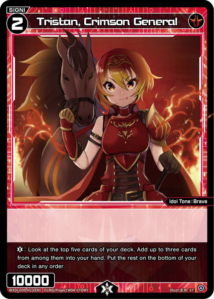 Tristan, Crimson General, Super Diva Deck: Double Heroines WXDi-D09-H23[EN]