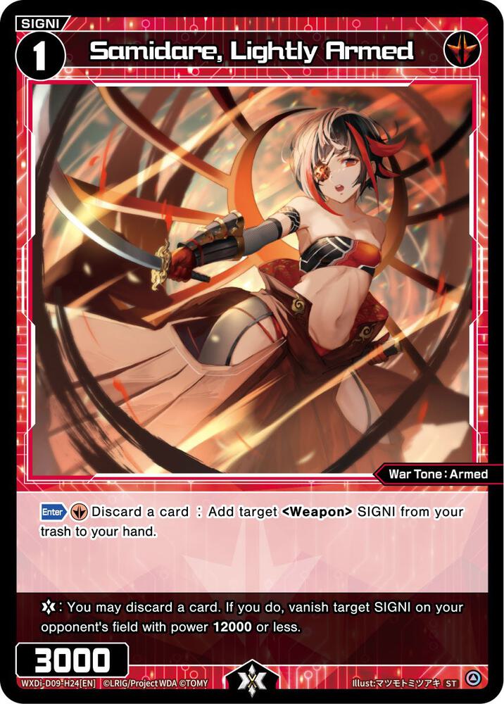 Samidare, Lightly Armed, Super Diva Deck: Double Heroines WXDi-D09-H24[EN]