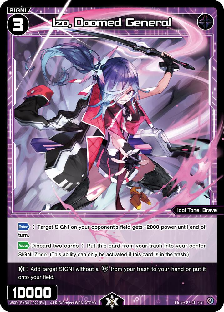 Izo, Doomed General, Super Diva Deck: Urith's MIASMA WXDi-EXD01-022[EN]