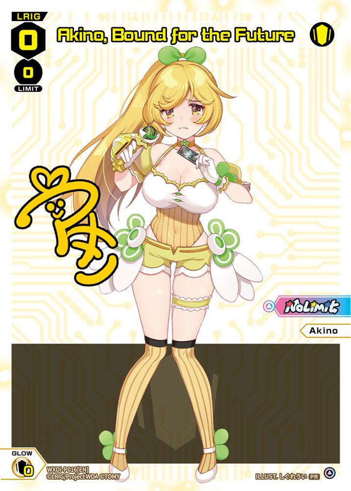 Akino, Bound for the Future, Promo Cards WXDi-P016[EN]