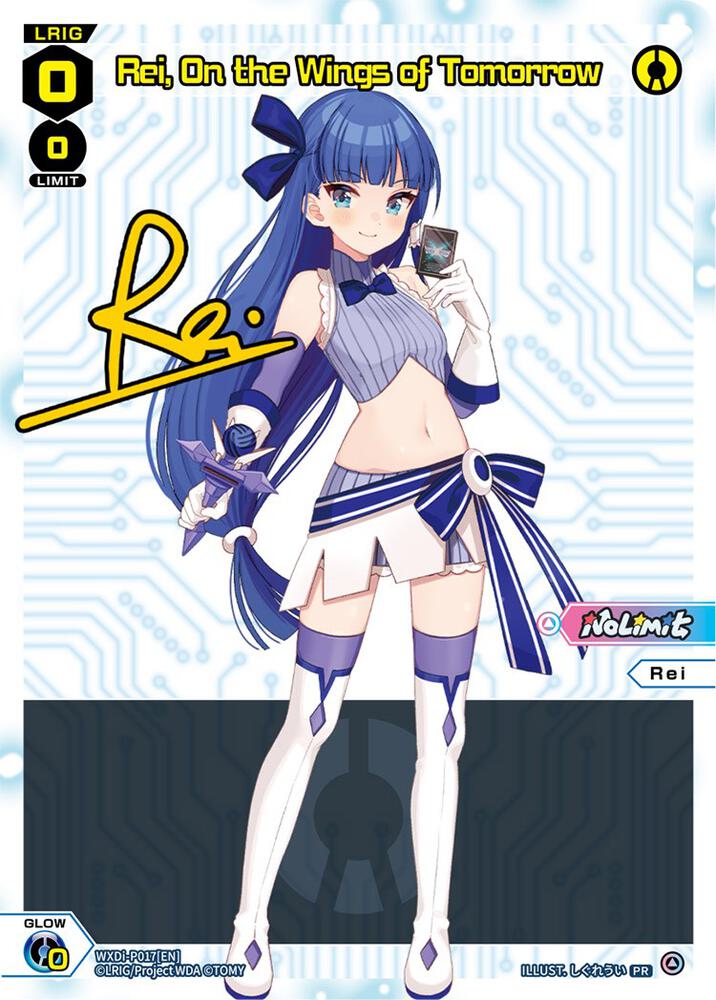 Rei, On the Wings of Tomorrow, Promo Cards WXDi-P017[EN]