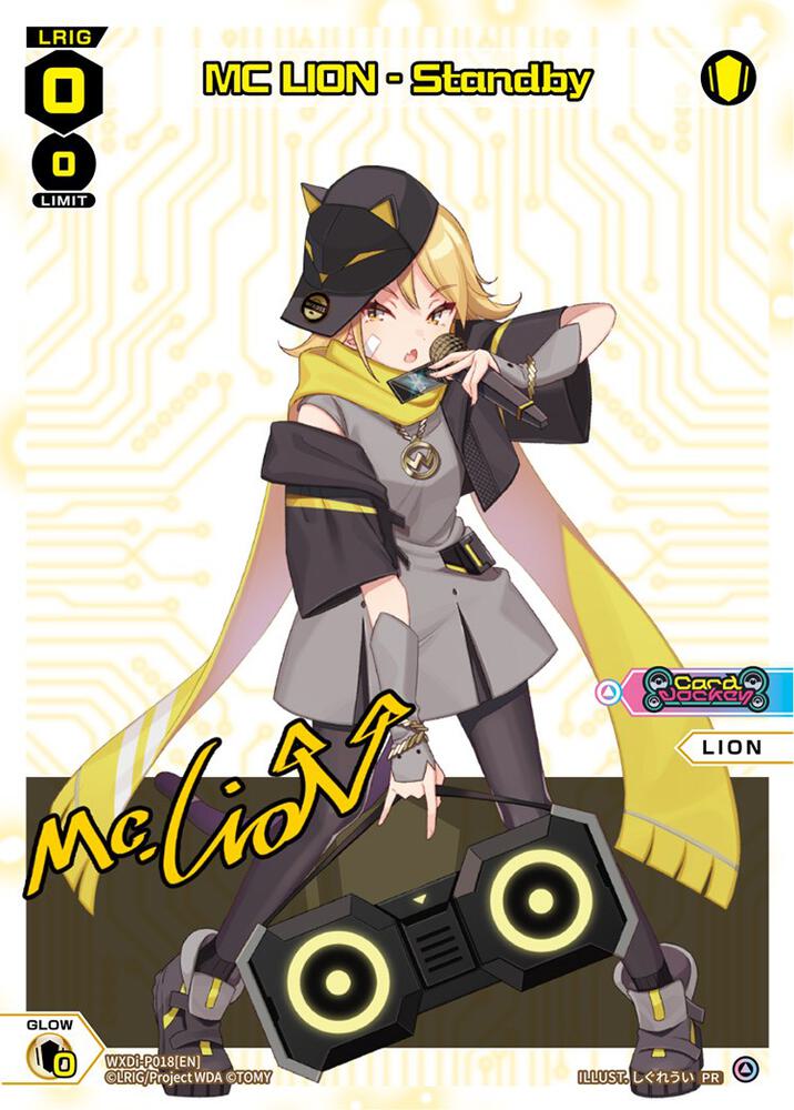 MC LION - Standby, Promo Cards WXDi-P018[EN]