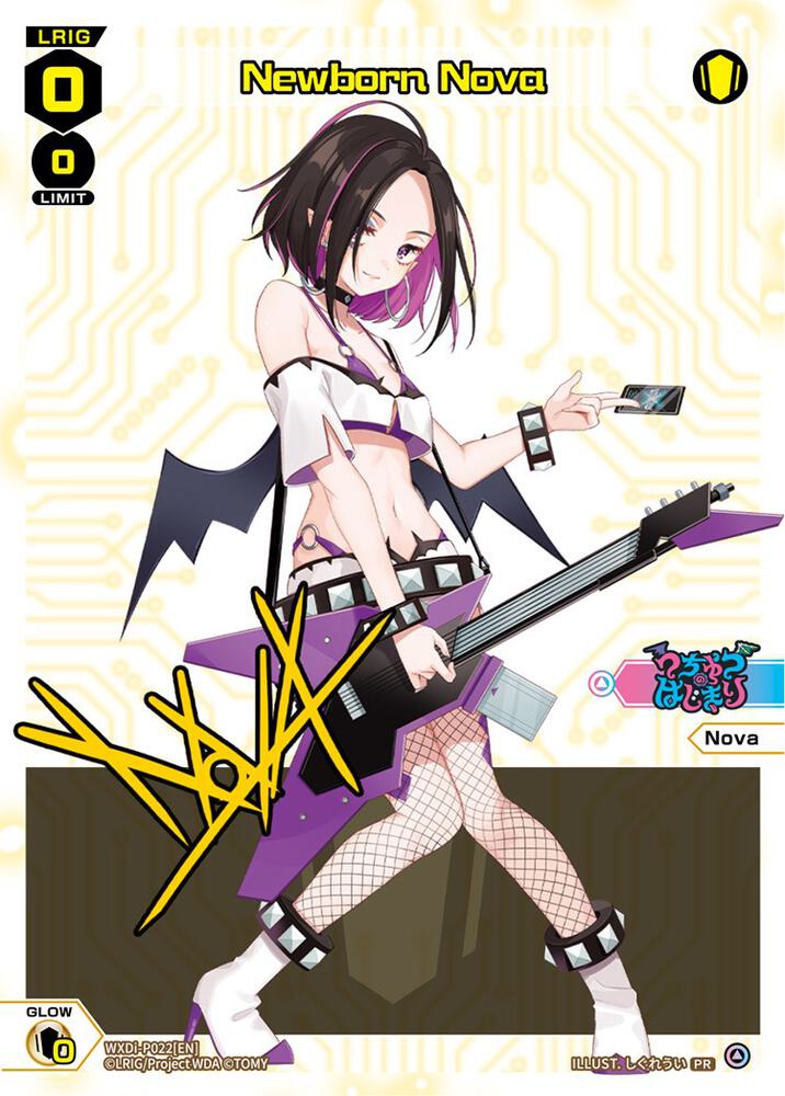 Newborn Nova, Promo Cards WXDi-P022[EN]